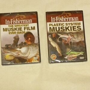 In-Fisherman Muskie DVDs Greatest Muskie Film Ever Made  Plastic System Muskies